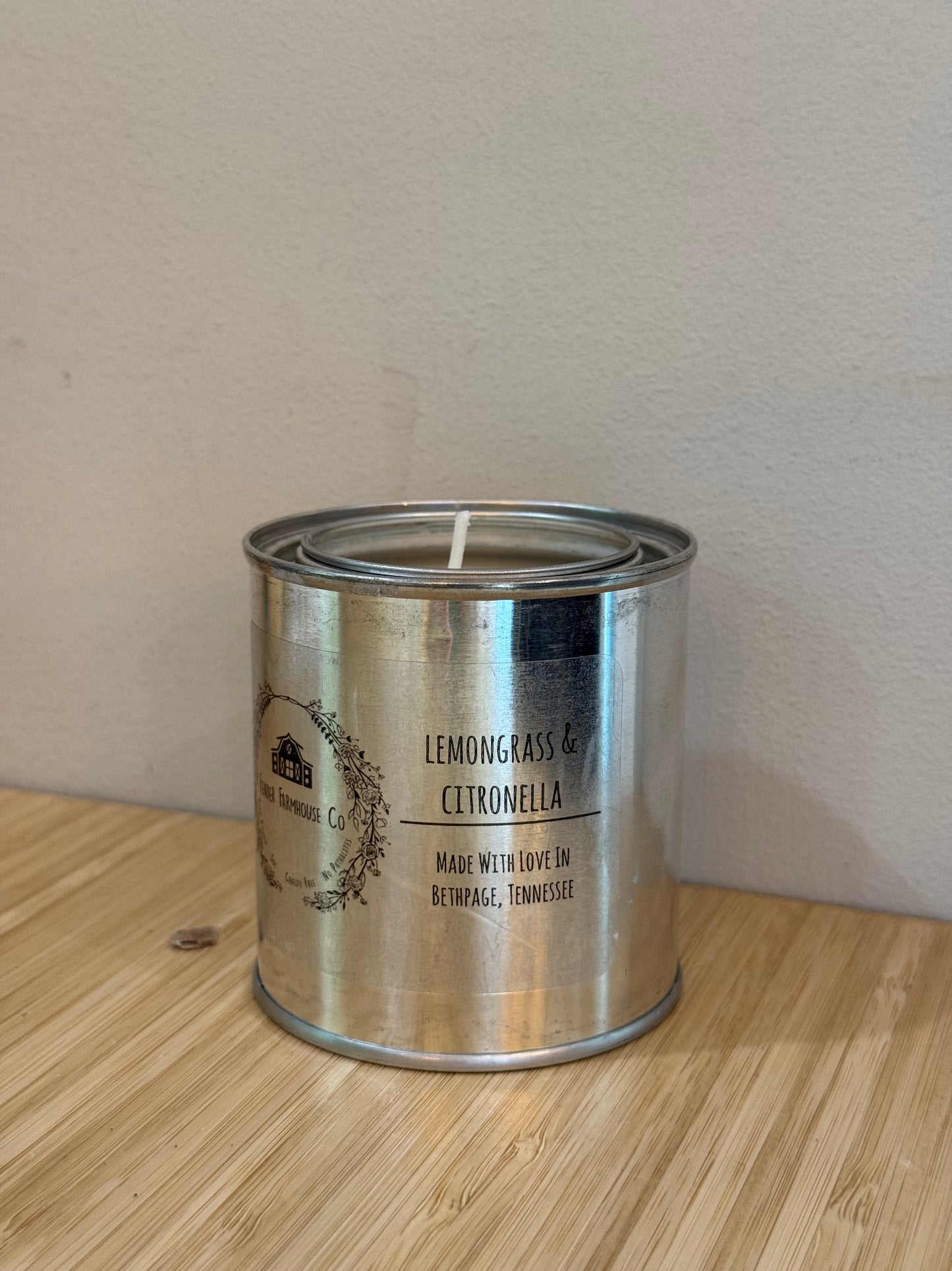 8oz Lemongrass Verbena Citronella