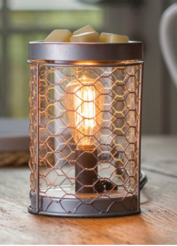 Chicken Wire Wax Warmer Lantern