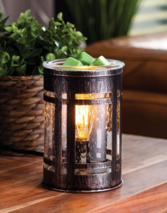 Mission Black Wax Melter Lantern