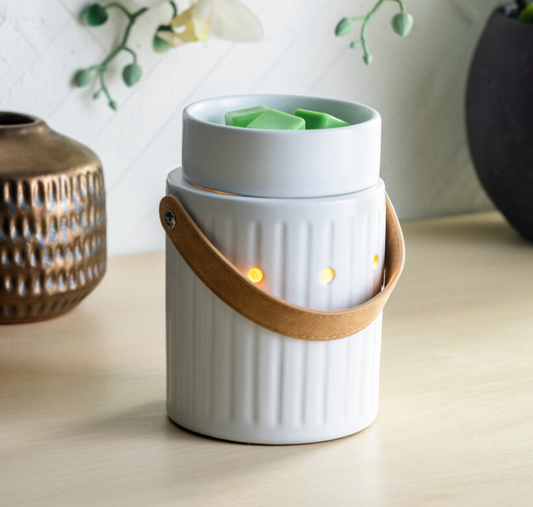 Leather Handle Illumination Fragrance Warmer